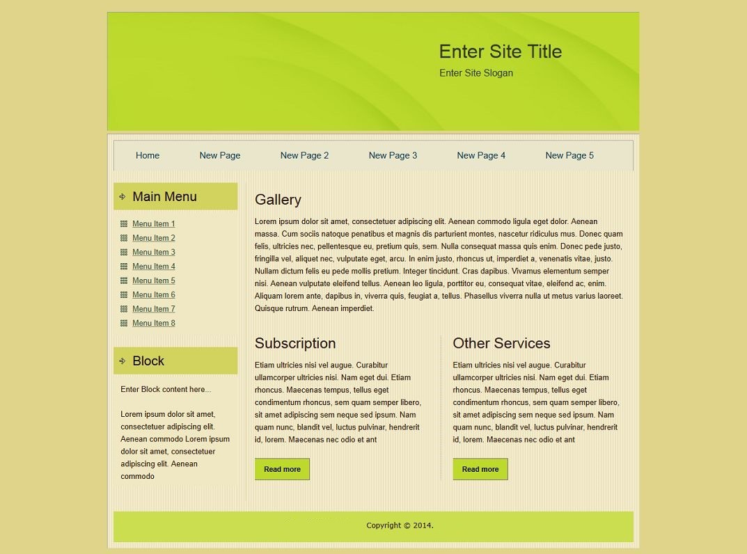 Basic Html Template Free Download